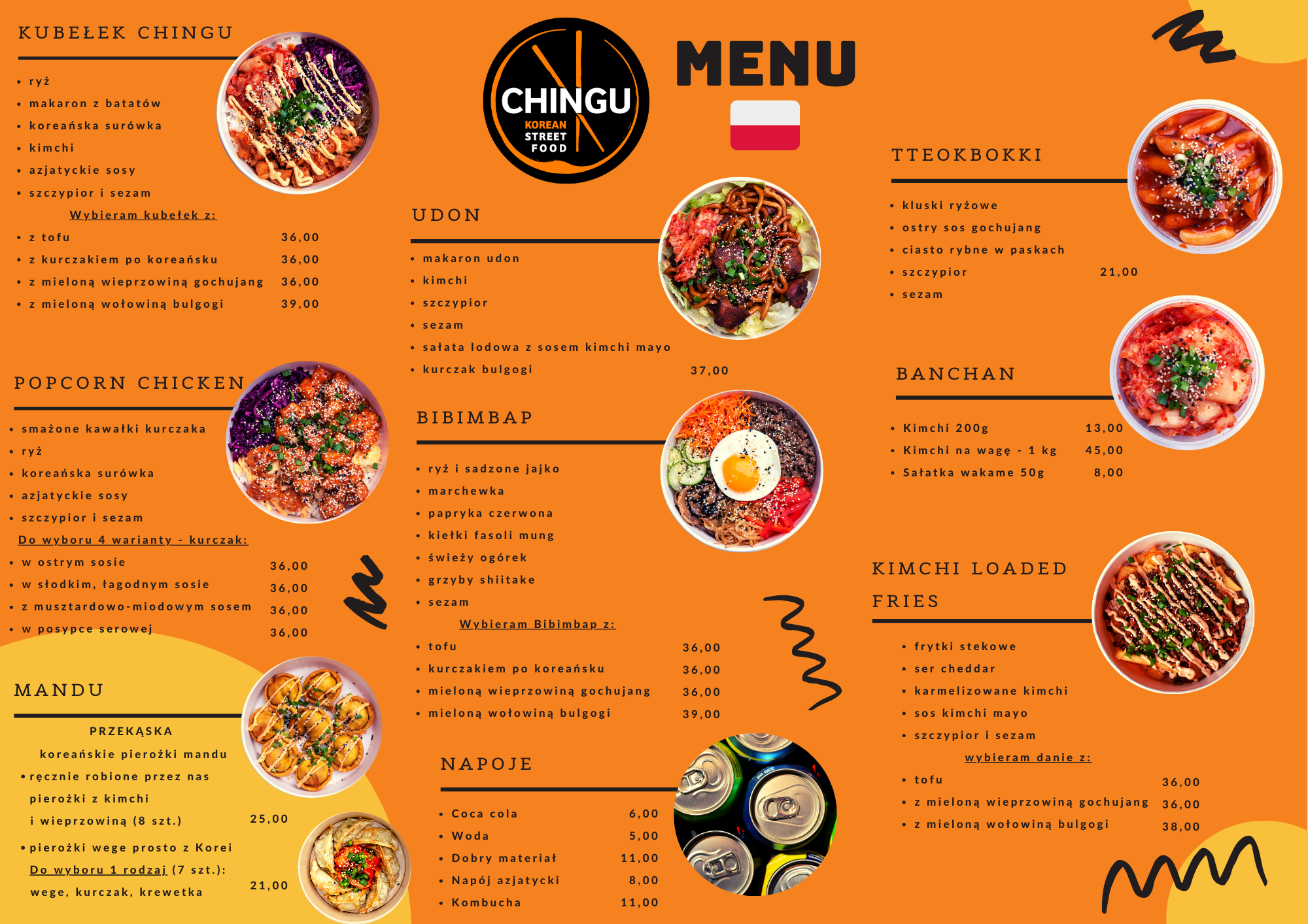 MENU BUJWIDA Chingu Korean street food