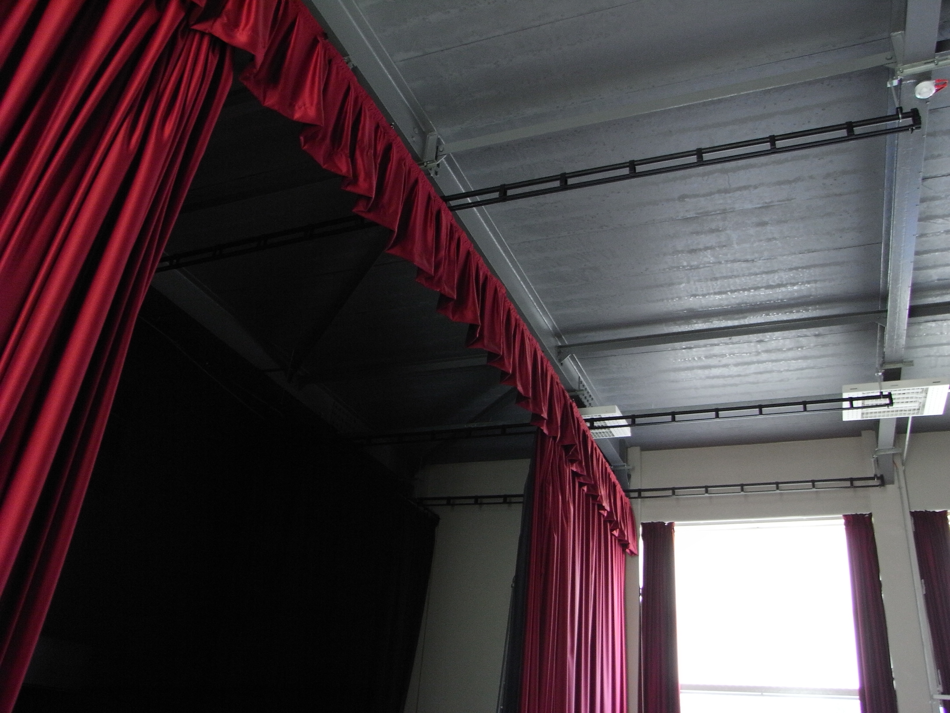 Stage Curtains Servicing and Repairs in Gloucestershire
