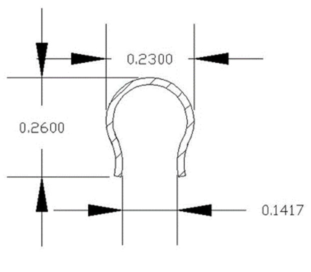 Sliding patio door sill track cover Chinook Glass