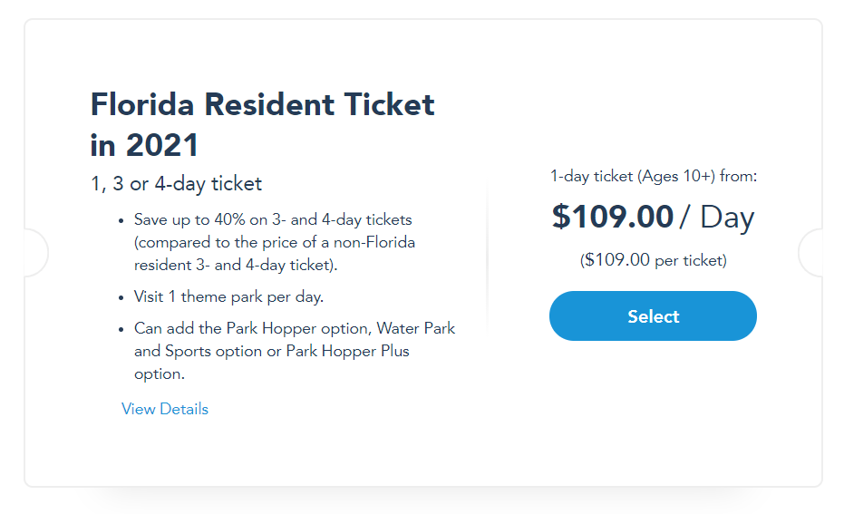 Disney World posts updated 2021 ticket pricing, info and more Chip and Company