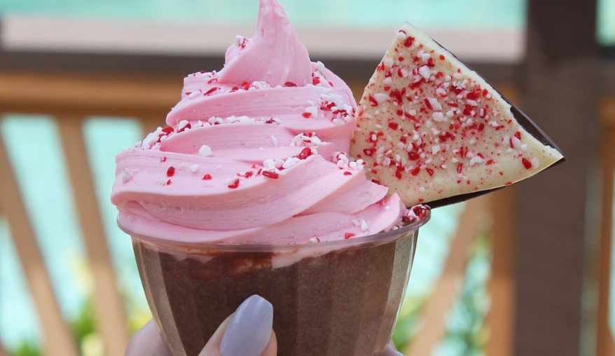 You Have To Try This Holiday Frozen Hot Chocolate Float at Disney
