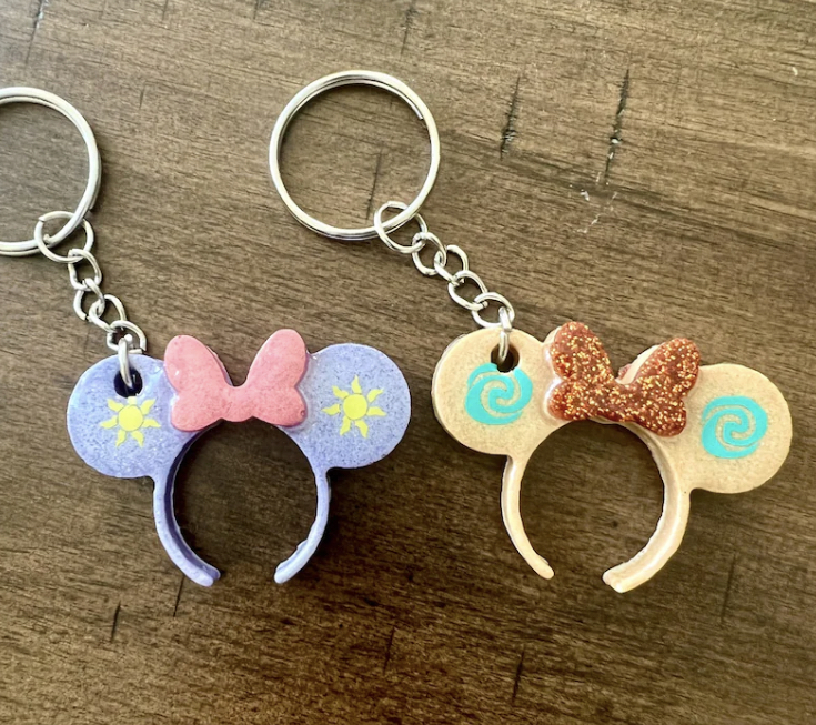 Disney Princess Minnie Ears Keychains