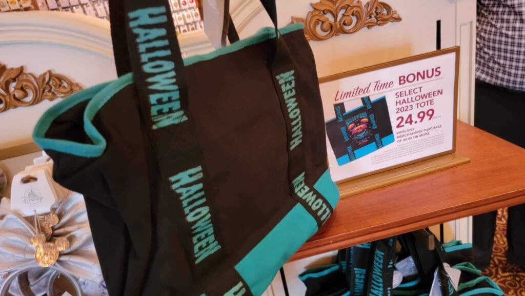 Mickey Mouse Halloween Glow In The Dark Tote Bag