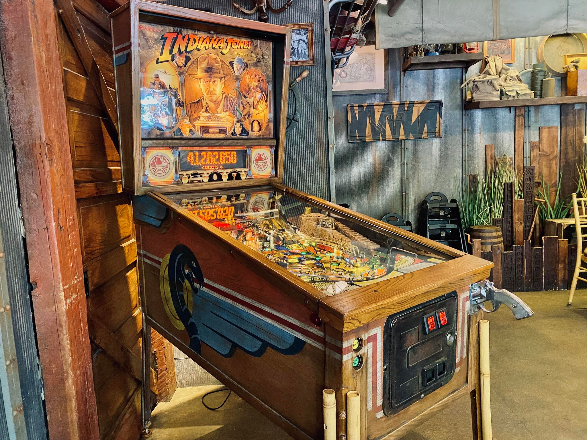 Indiana Jones Pinball Machine Returns to Disneyland Chip and Company