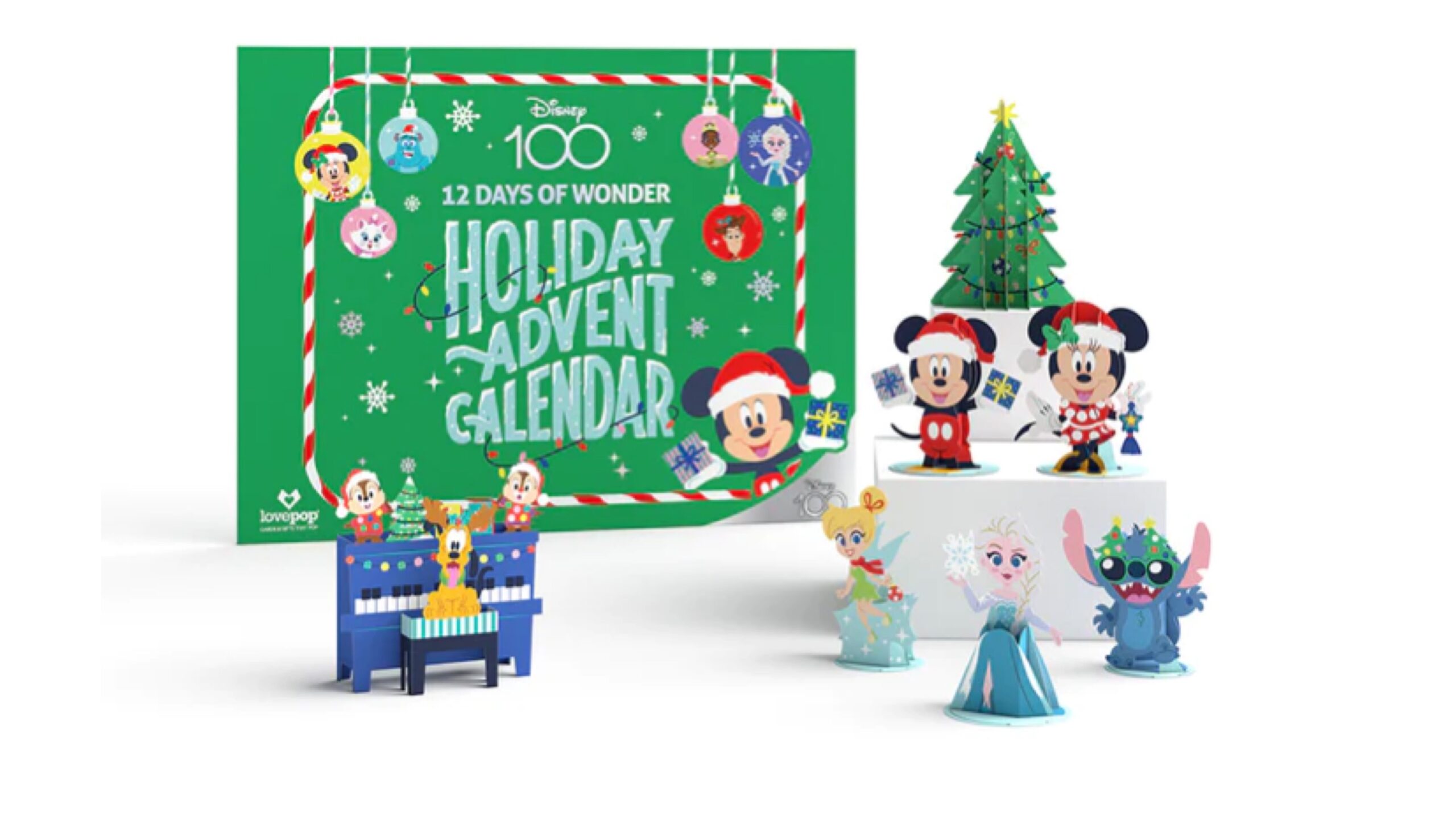 New Disney100 12 Days Of Wonder Holiday Advent Calendar By LovePop Available Now! Chip and Company