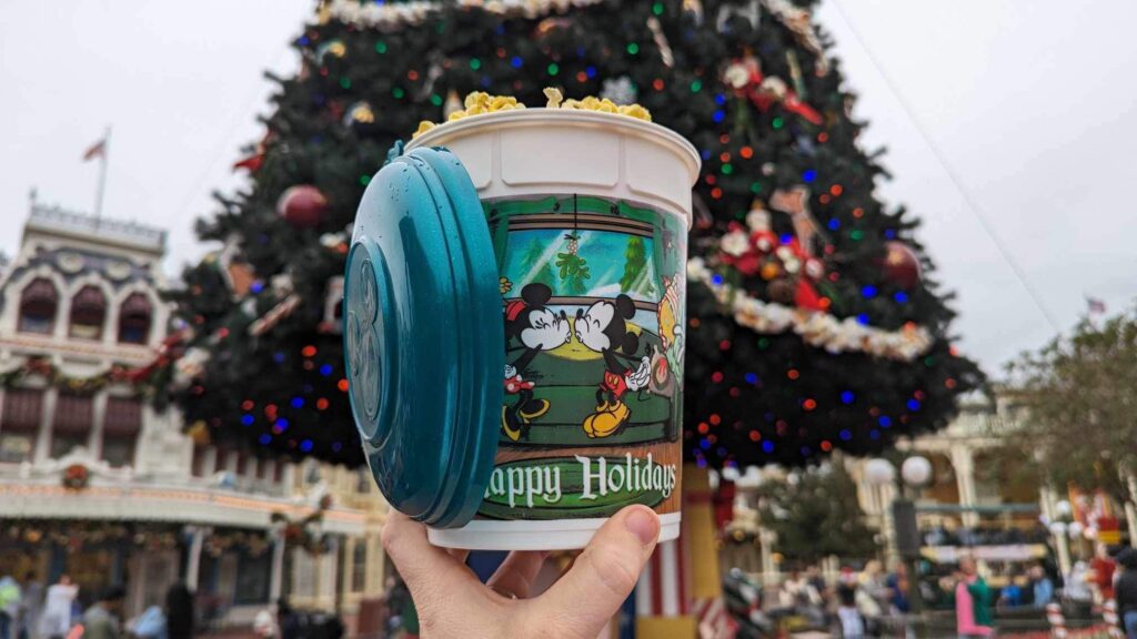 New Mickey & Friends Holiday Popcorn Bucket Available at Magic Kingdom