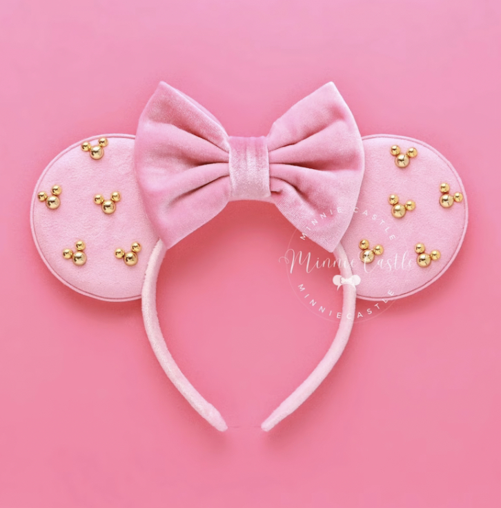 Velvet Minnie Mouse Ears