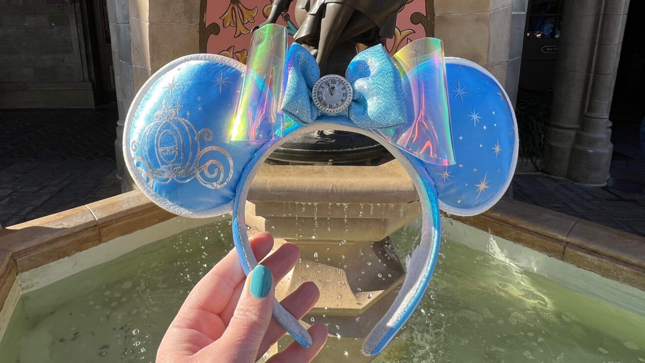 New Cinderella Ear Headband Spotted At Magic Kingdom! Chip and Company