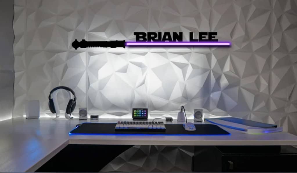 Custom Lightsaber Sign