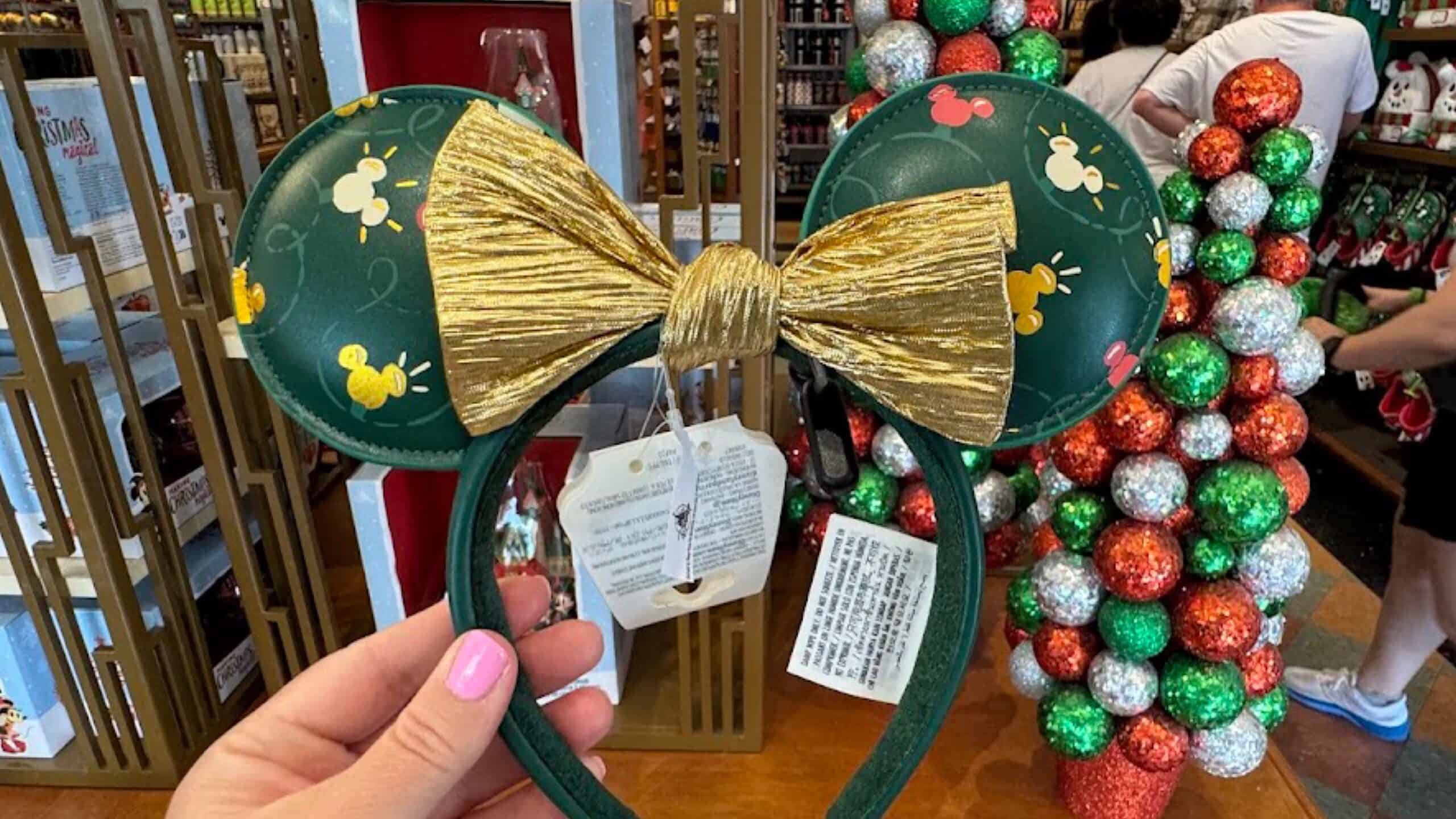 Shine Bright With The Mickey Mouse Icon Holiday Lights Ear Headband