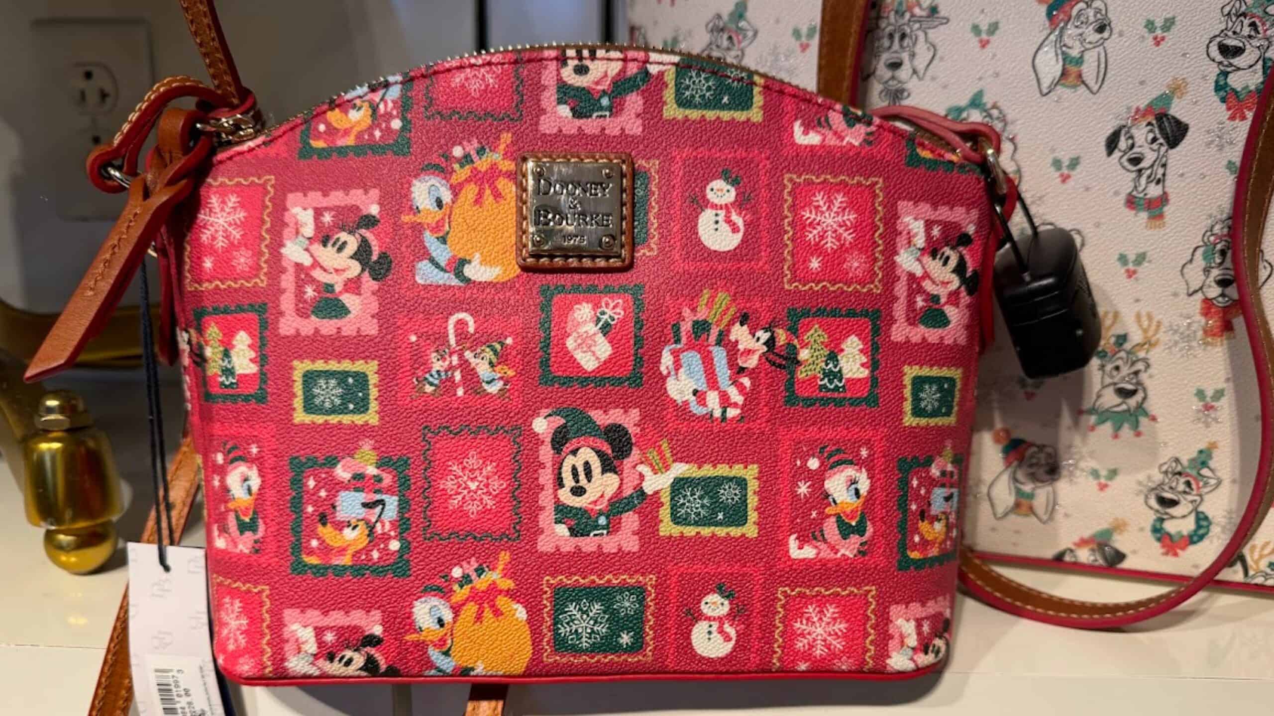 Mickey Mouse Family Christmas Dooney and Bourke Crossbody Bag A