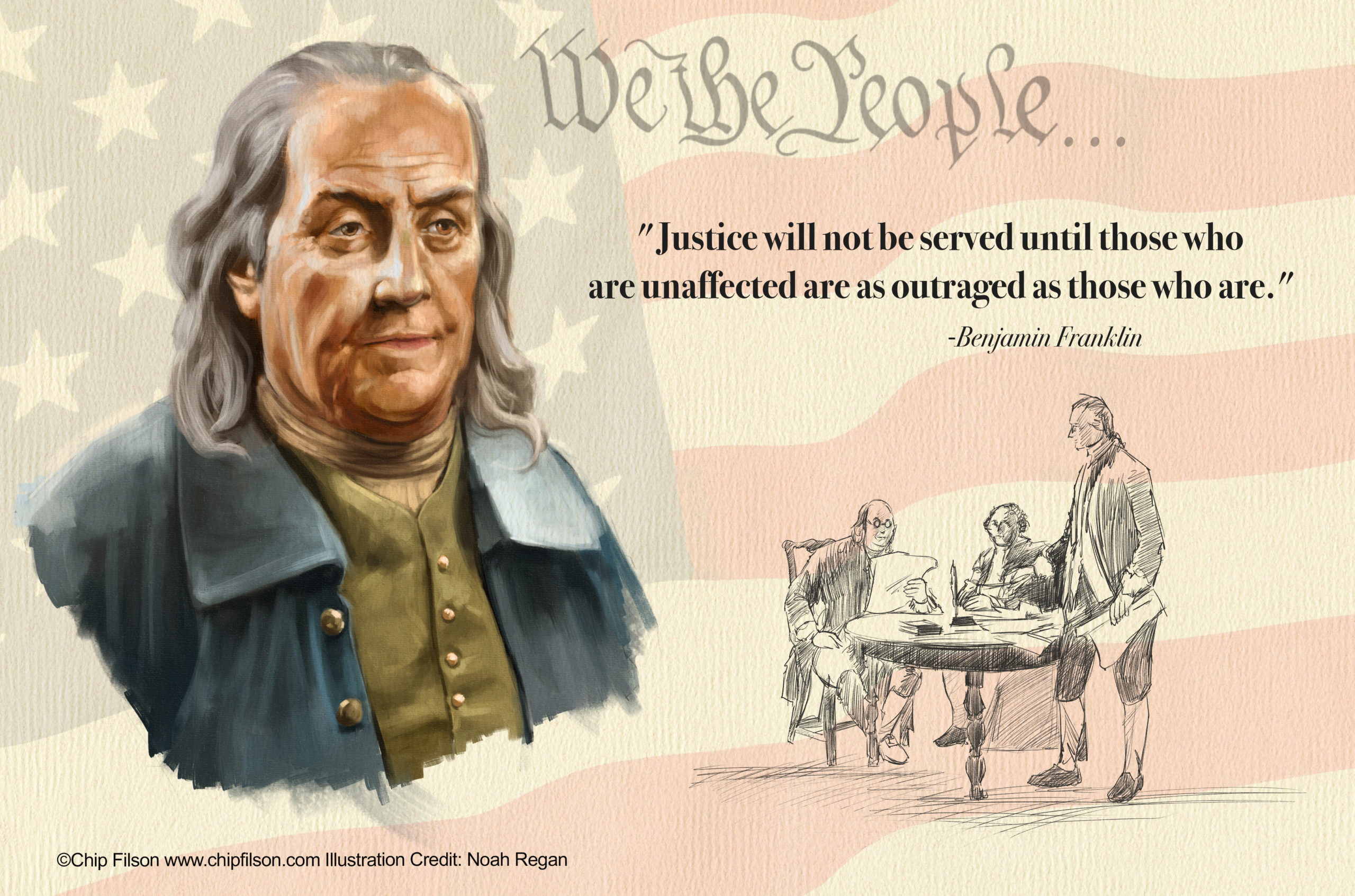 Ben Franklin Declaration Signer, Creator of Civic Enterprises and