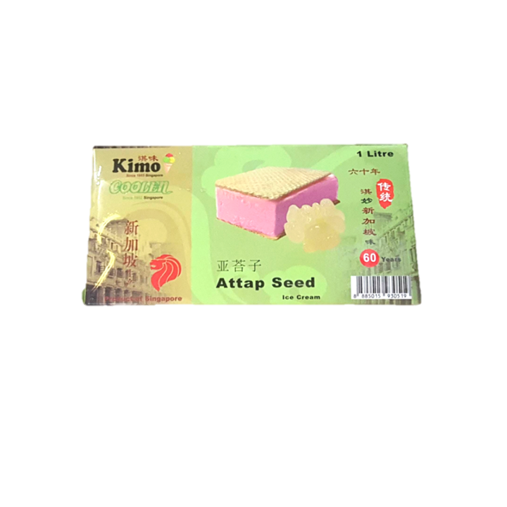 Traditional Attap Seed Hawker Pack Ice Cream (1L) Chip Guan Heng