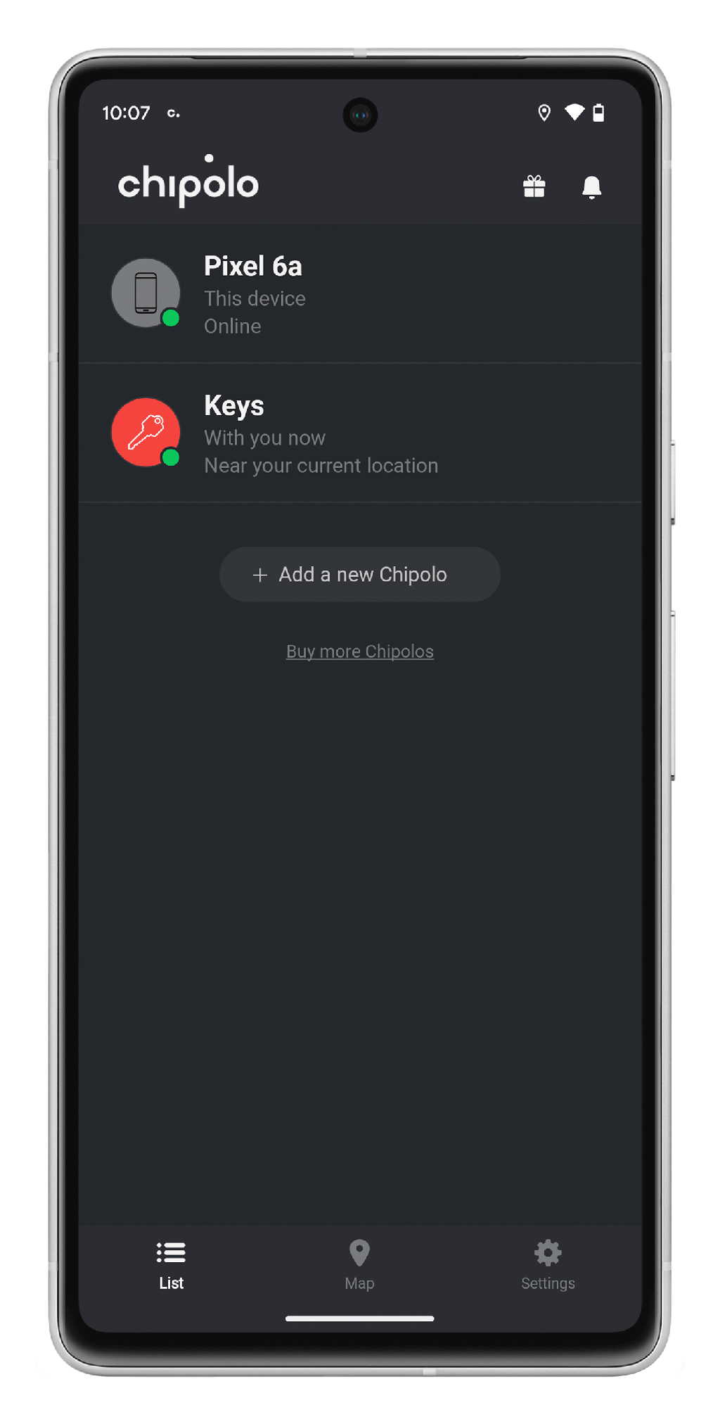 Chipolo features for Android Make your phone flash when you ring it