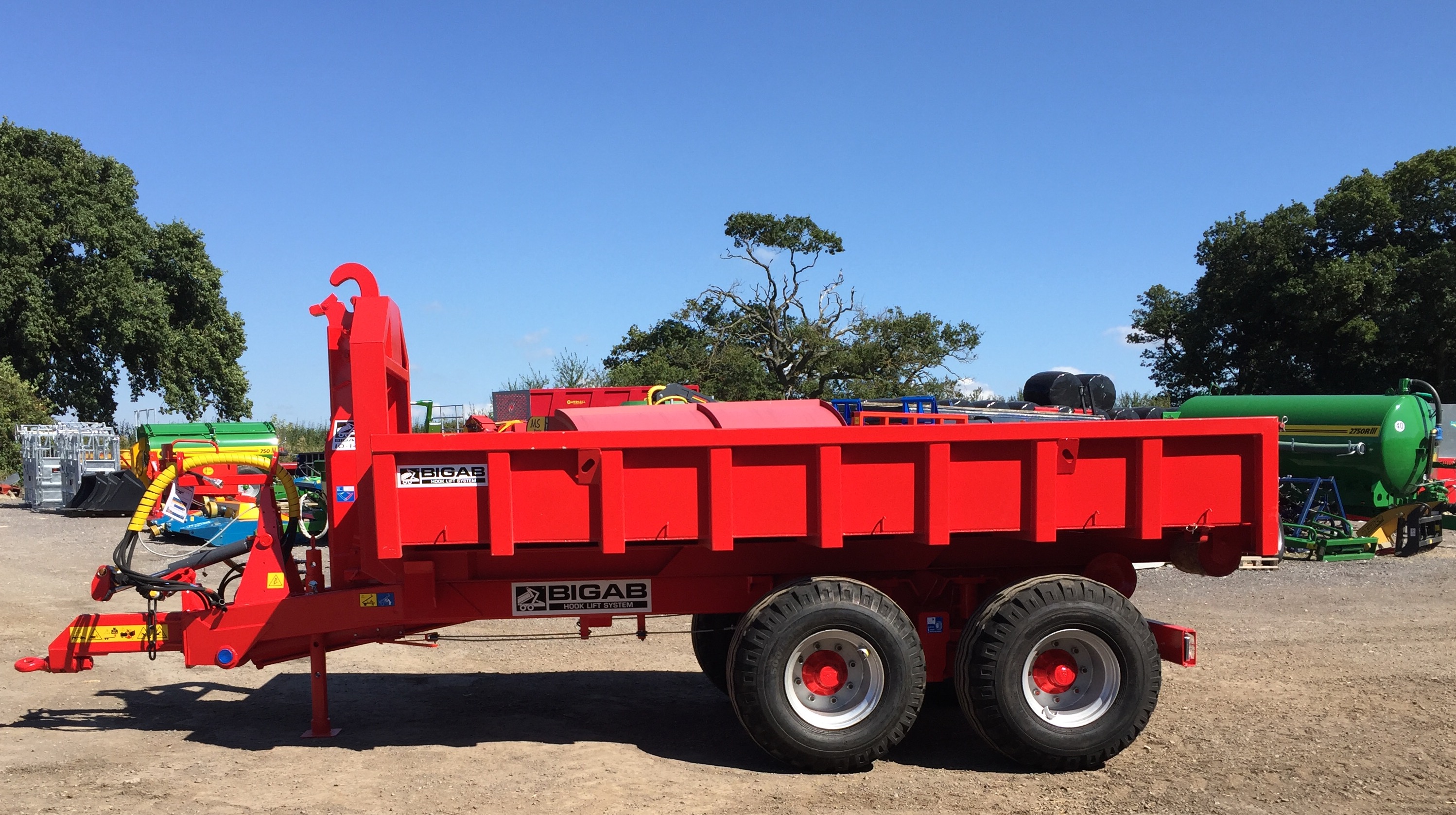 BIGAB 1014 Hook Lift Trailer Chippenham Farm Sales