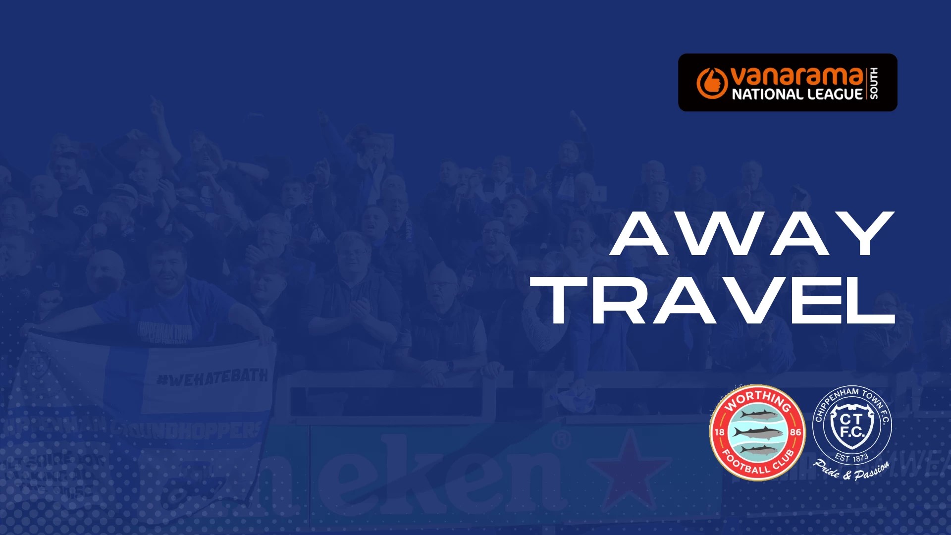 Supporters Coach Travel to Worthing Sat 20th Aug 2022 Chippenham