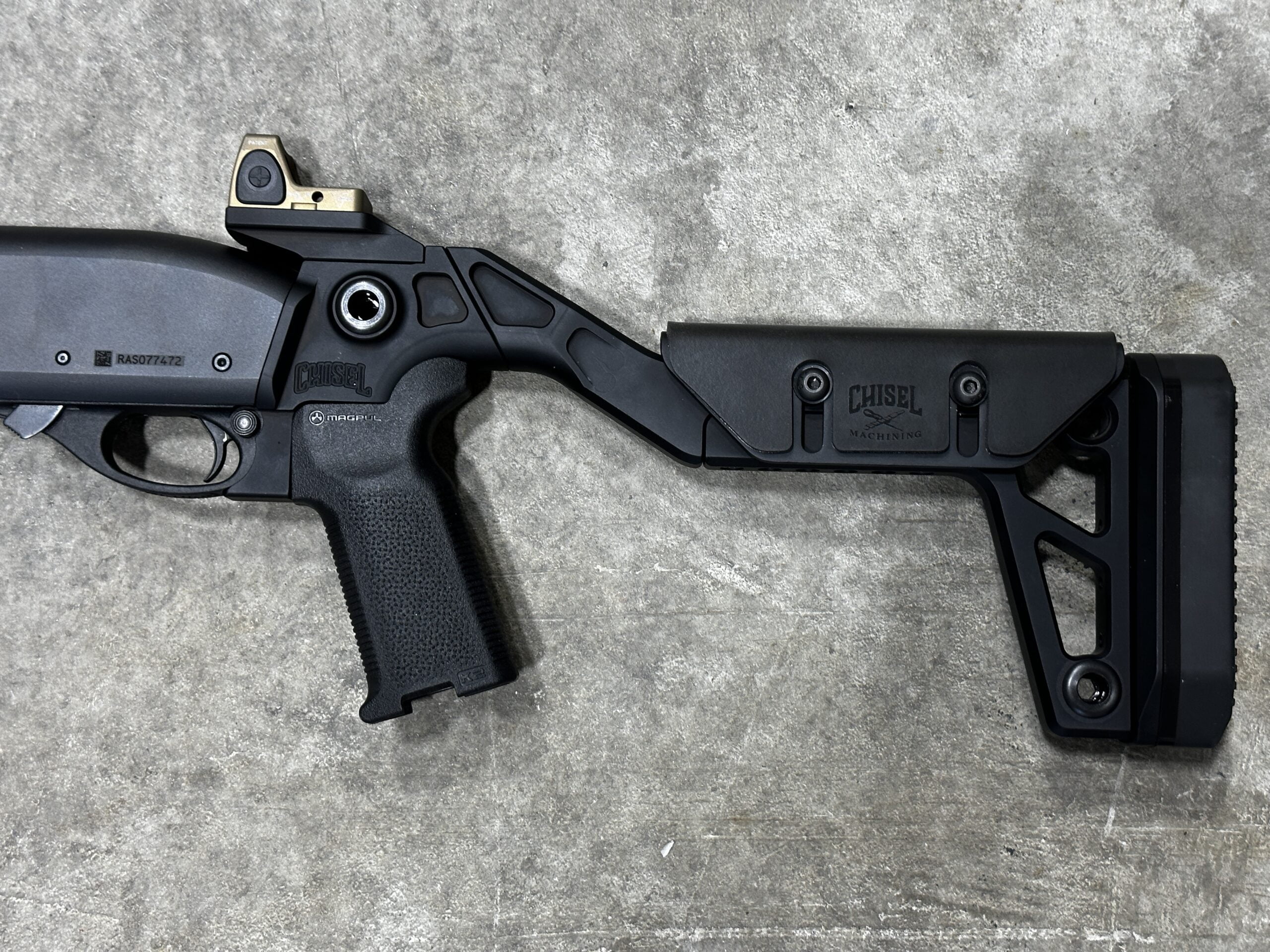 Remington 870 FIXED Stock Shipping NOW! Chisel Machining