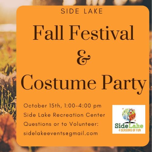 Side Lake Fall Festival Chisholm Chamber