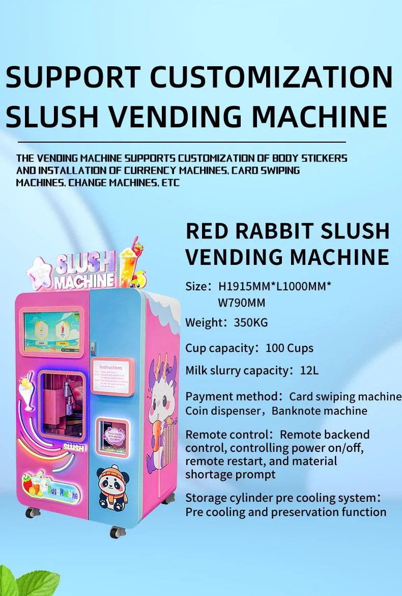 Red Rabbit World's First Fully Automatic Slush Vending Machine