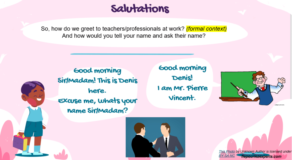 Introducing yourself/asking wellbeing Learn French with confidence