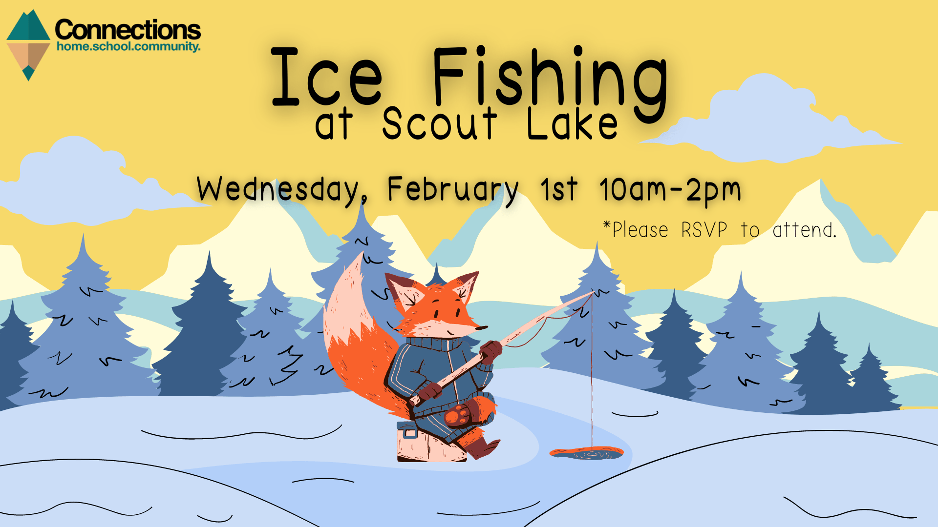 Ice Fishing at Scout Lake Connections