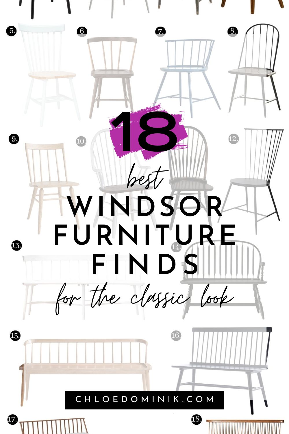 18 Best Windsor Furniture Finds For The Classic Look