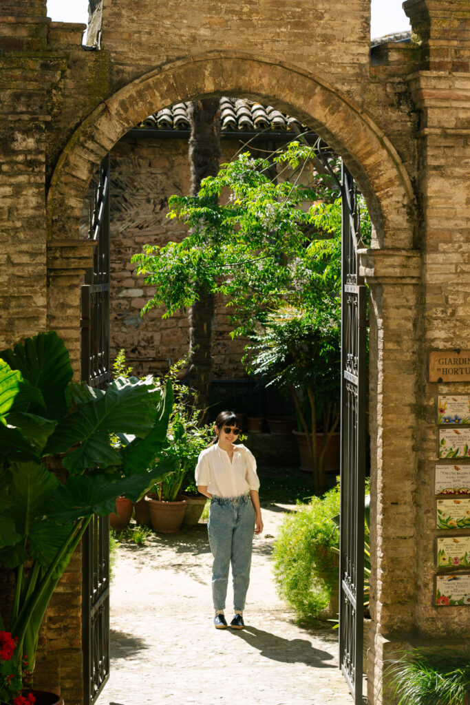 Garden in Spello.
