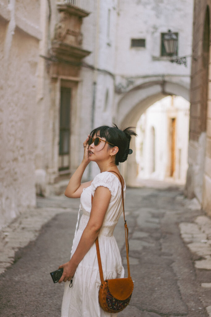 A girl at Ostuni.