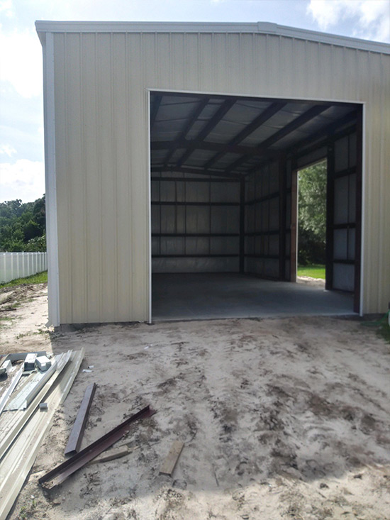 Melbourne, FL 30′ x 50′ Metal Building Chobee Outfitters