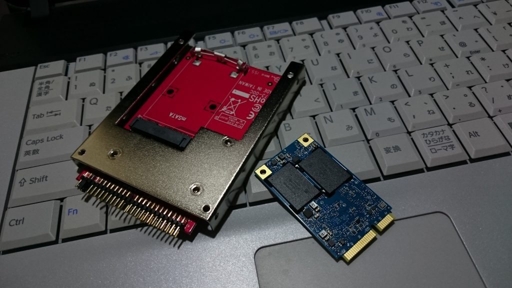 mSATA SSD IDE変換アダプター ちょこビット