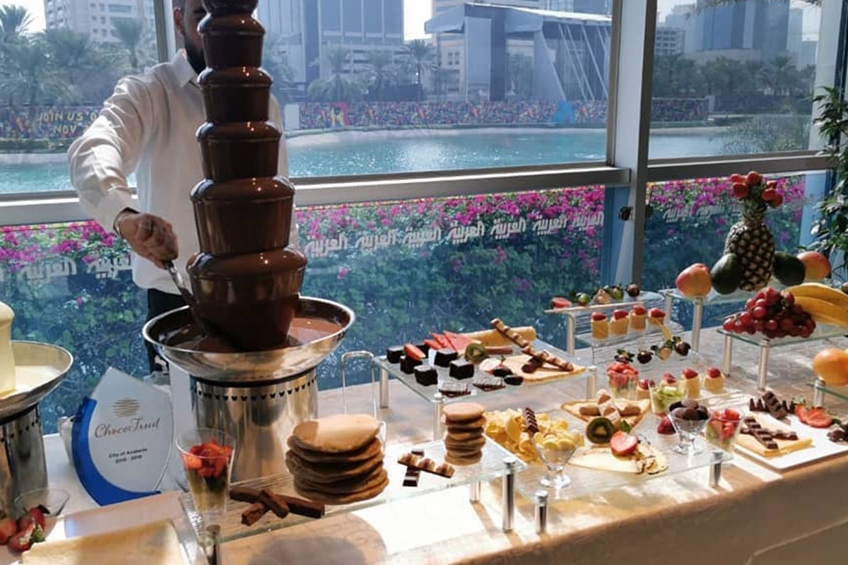 Chocolate Fountain Catering in Orange County Los Angeles Choco Fruit