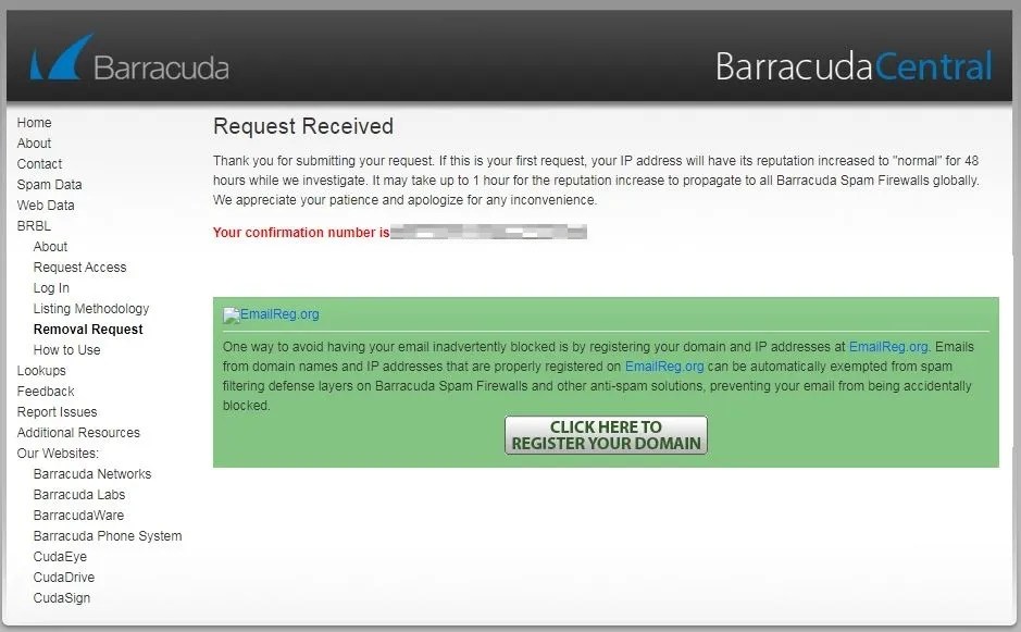 Barracudaにメールをブロックされ送信できない時の解決方法 Goblog ごぶろぐ