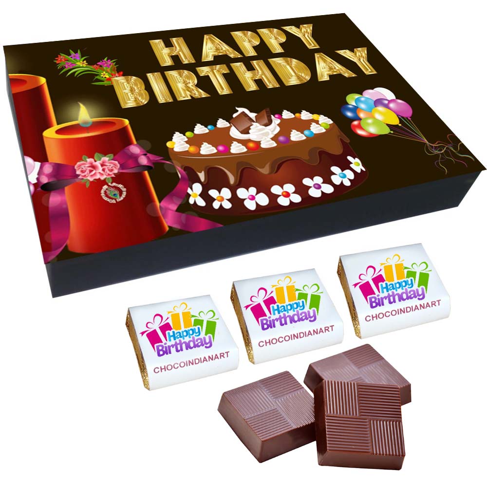 Fantastic Happy Birthday Delicious Chocolate Gift ChocoIndianArt