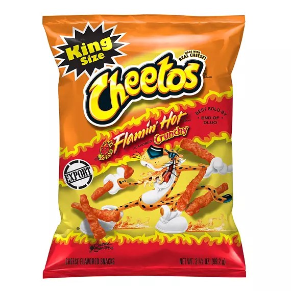 Cheetos Flamin Hot Chocola