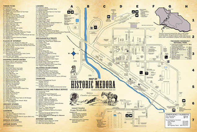 Map Of Medora Nd Medora! | Chocolate & Toast