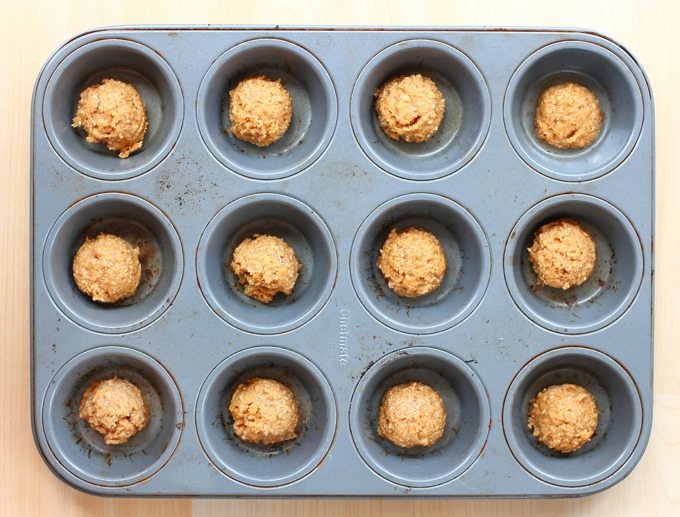 Peanut Butter Cookies Baked In A Muffin Tin! Chocolate Covered Katie
