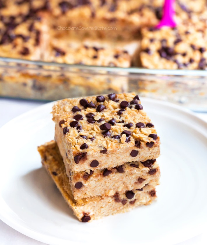 Chocolate Chip Breakfast Squares ToGo Chocolate Covered Katie