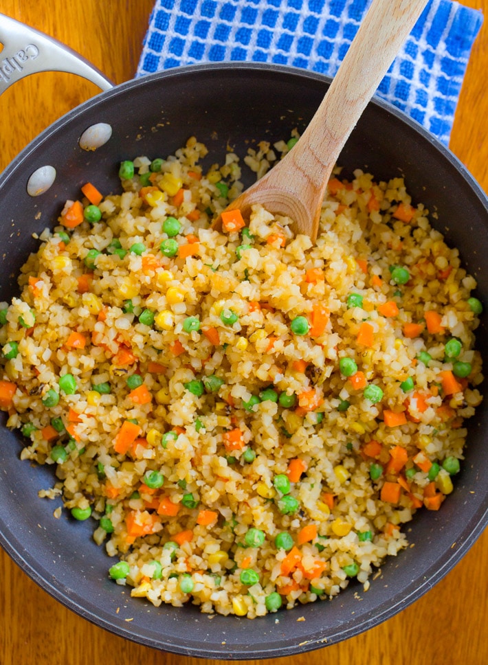Cauliflower Fried Rice Secretly Healthy and Absolutely Delicious!