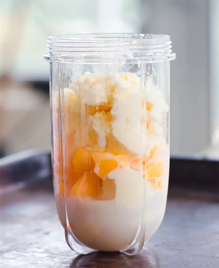 Healthy Peach Milkshake Copycat ChickfilA Recipe!