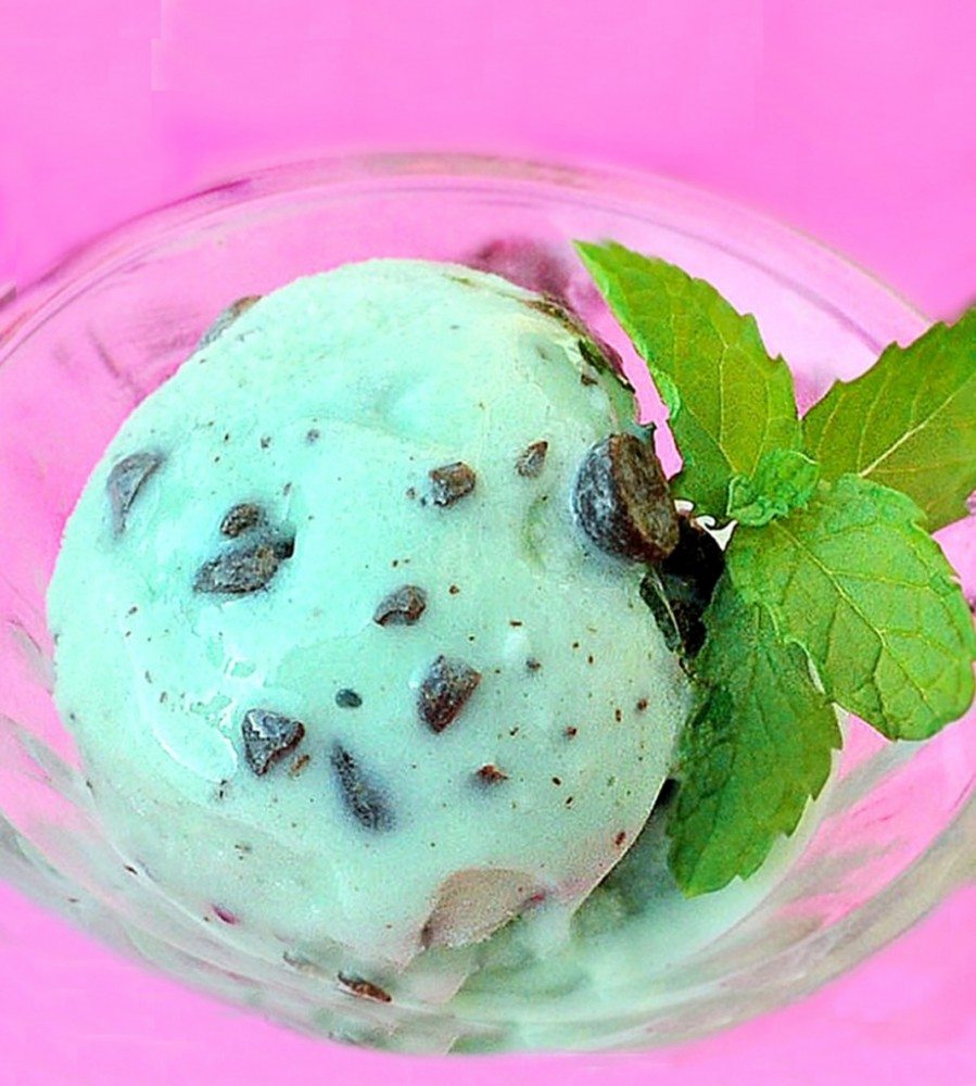 Healthy Mint Chocolate Chip Ice Cream