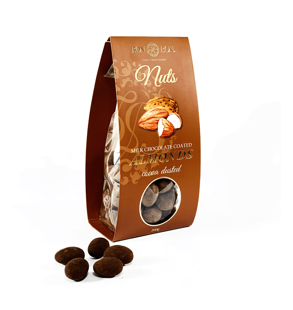 Chocolate Almonds window box The Chocolate Factory Online Shop