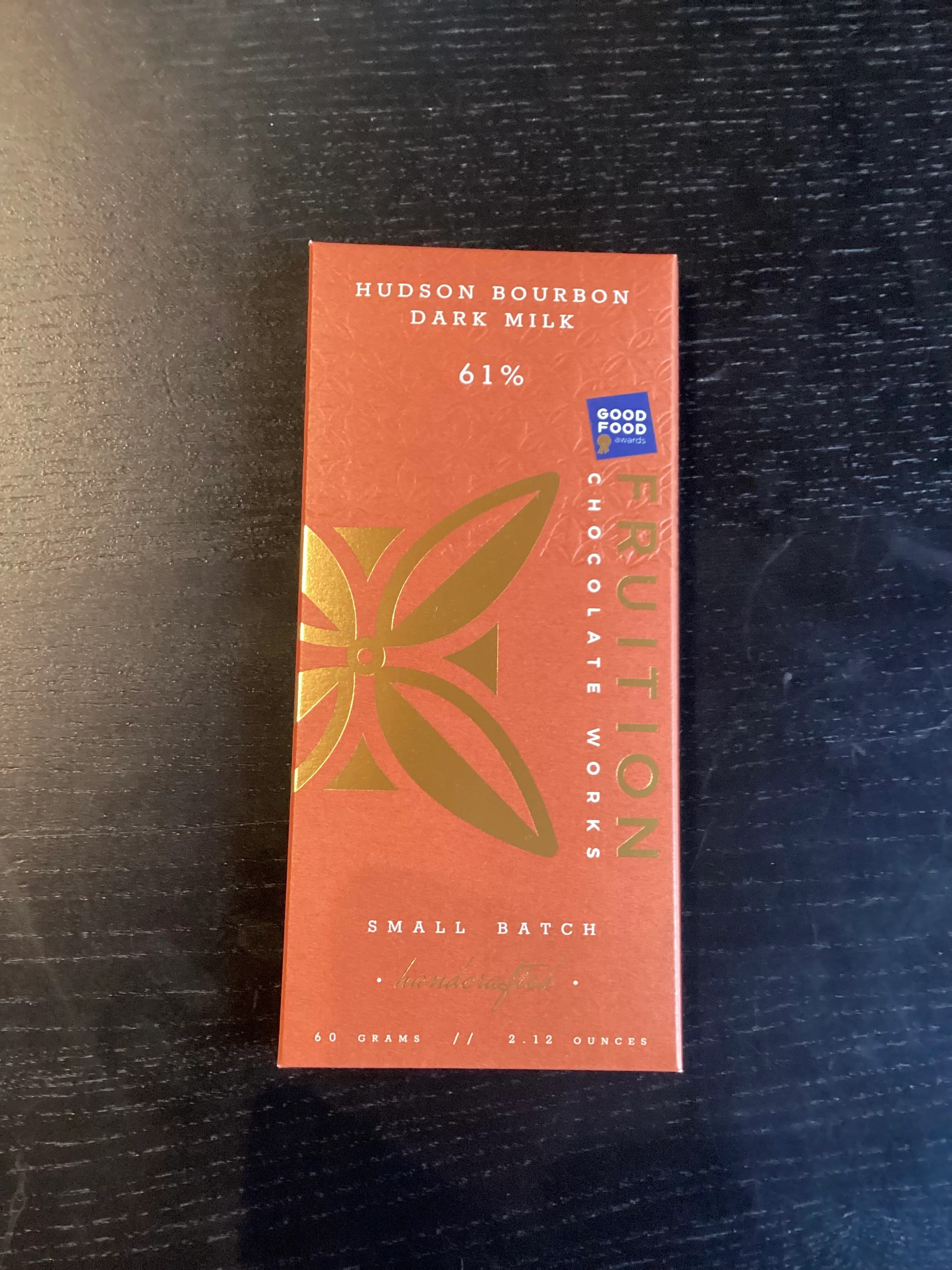 Fruition Bourbon Dark Milk 61 The Chocolate Project