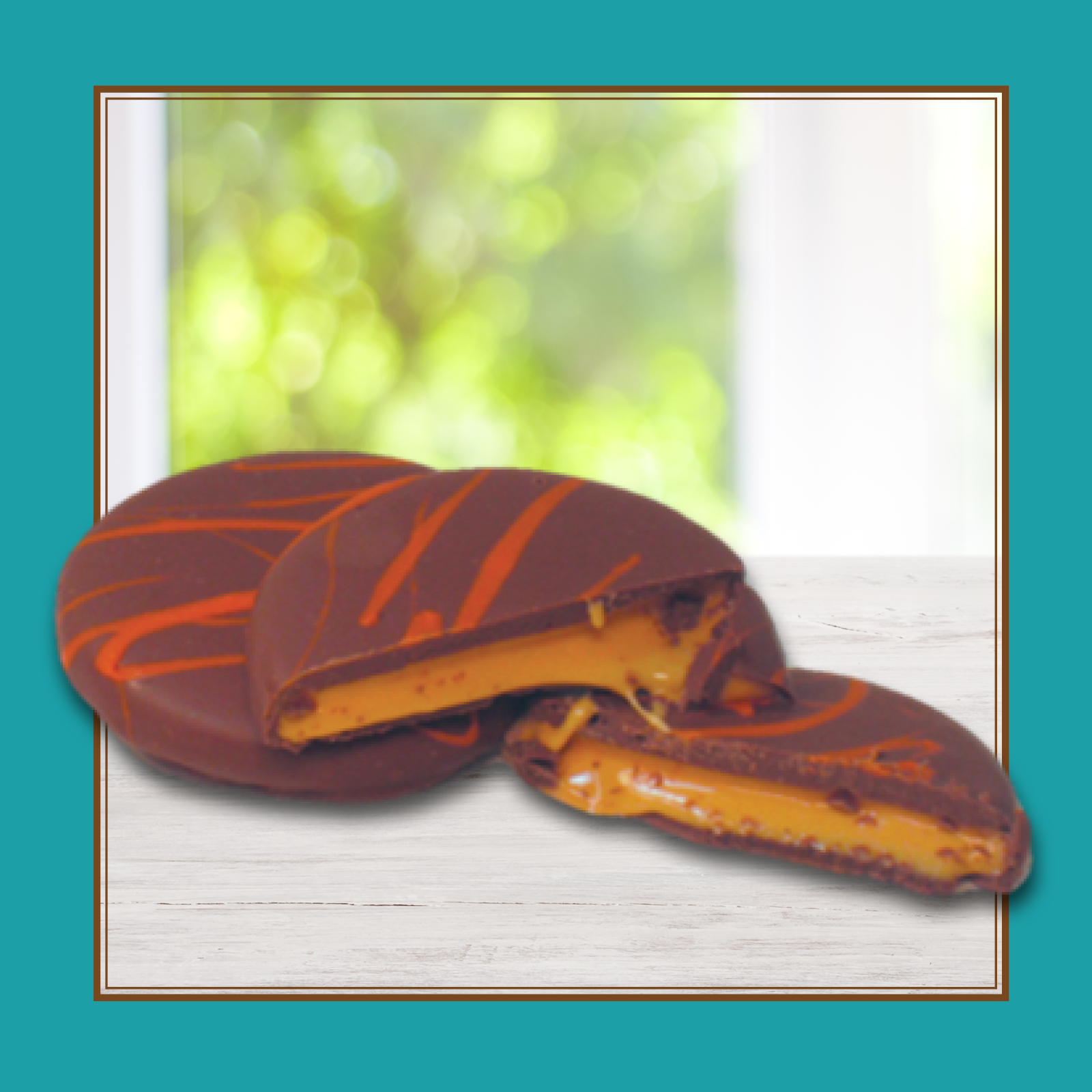 Orange Pattie, Milk Chocolate Chocolates by Leopold, Inc.