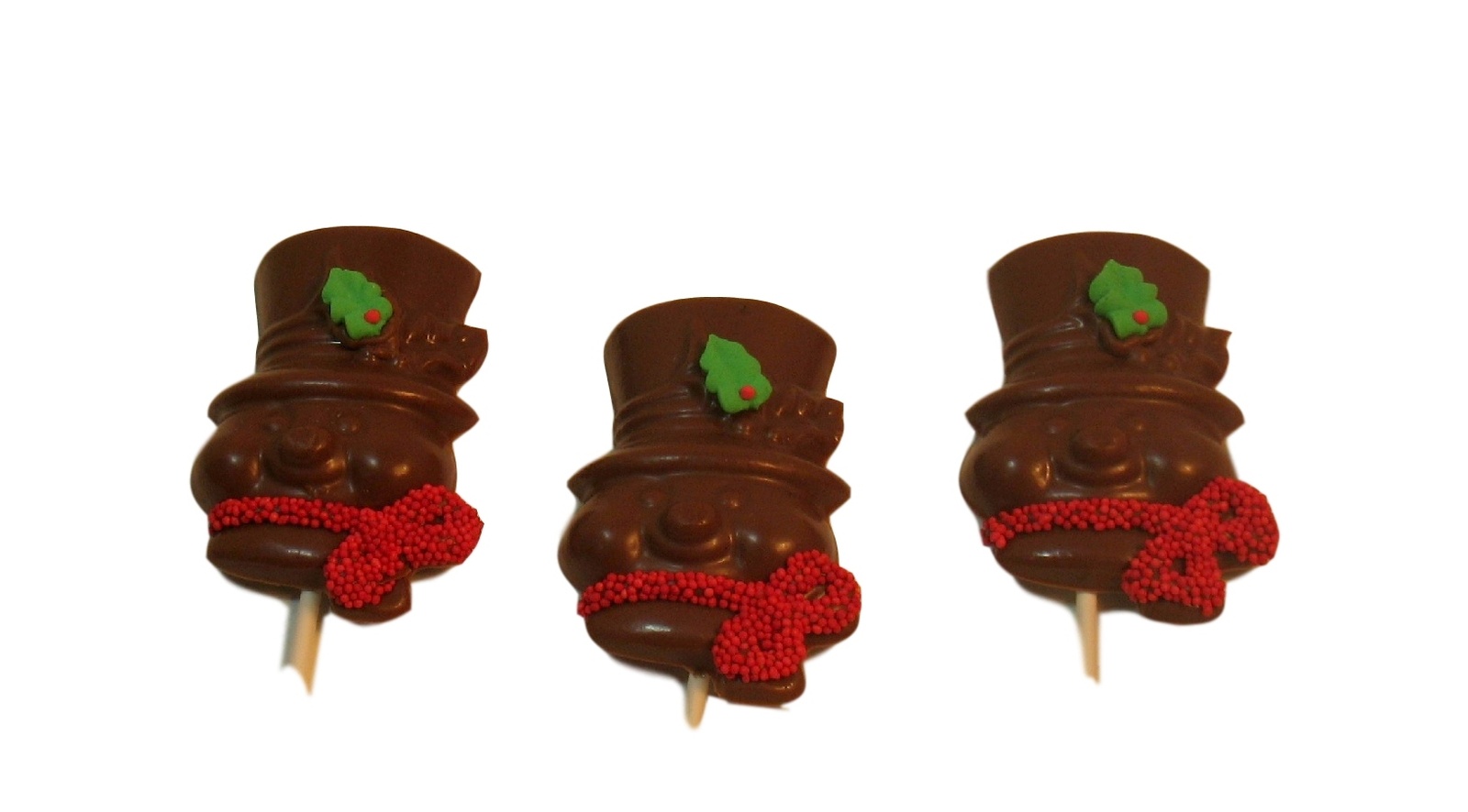 Jolly Snowman Pop, Milk Chocolate Chocolates by Leopold, Inc.