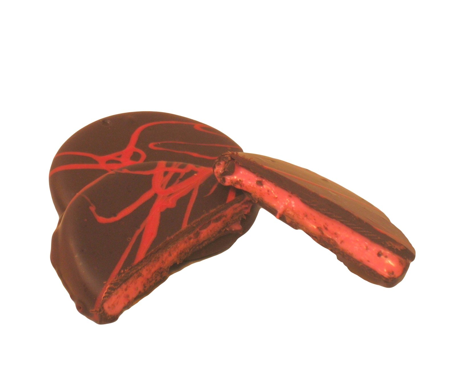 Raspberry Pattie, Dark Chocolate Chocolates by Leopold, Inc.