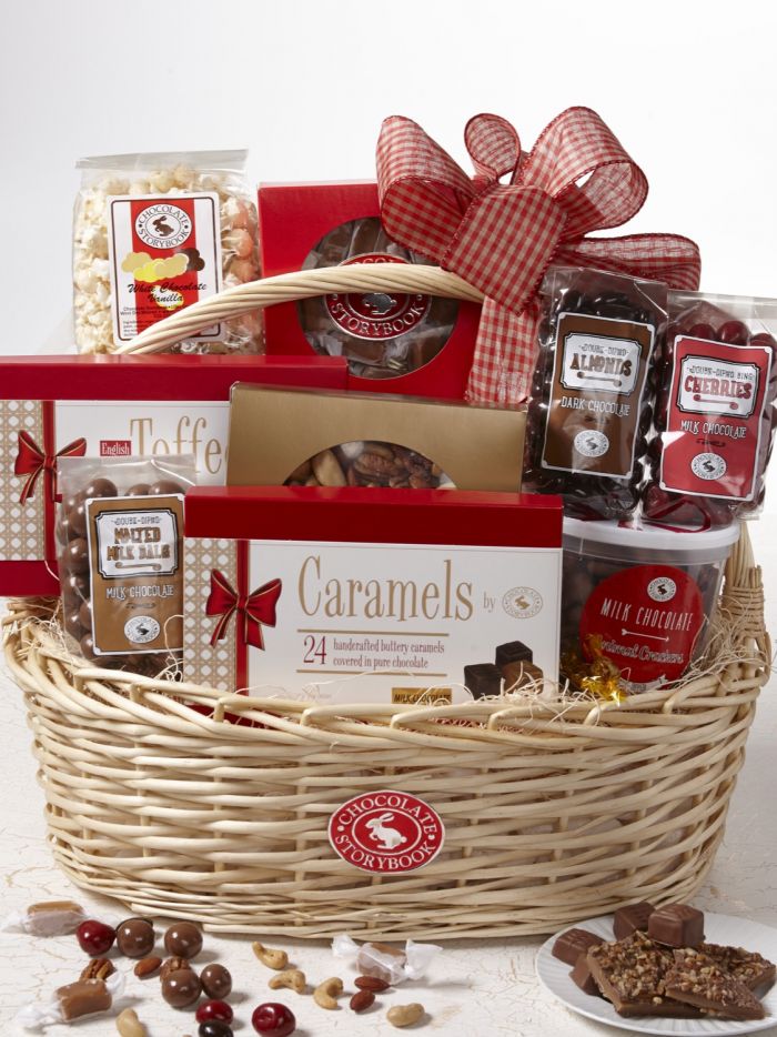 Deluxe Signature Gift Basket Custom, Handmade Chocolates