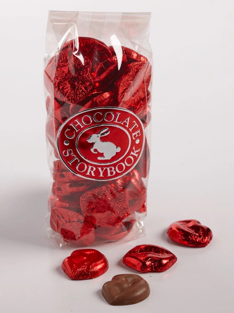 Foiled Chocolate Lips Custom, Handmade Chocolates & Gifts by