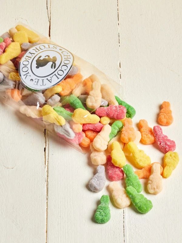 Sanded Gummy Rabbits Easter Candy by Chocolate Storybook