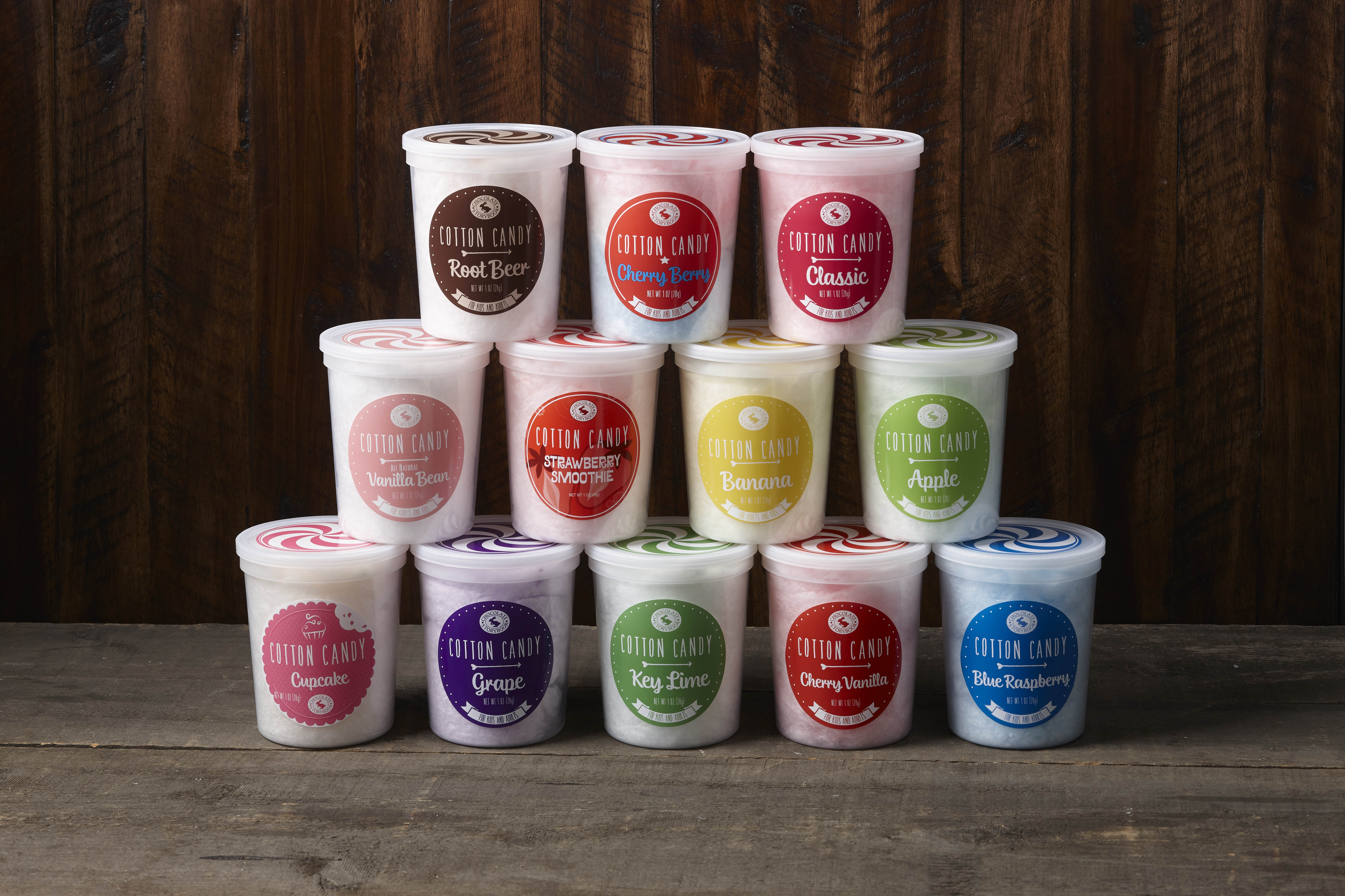 Original Dozen Cotton Candy Flavors Custom, Handmade Chocolates
