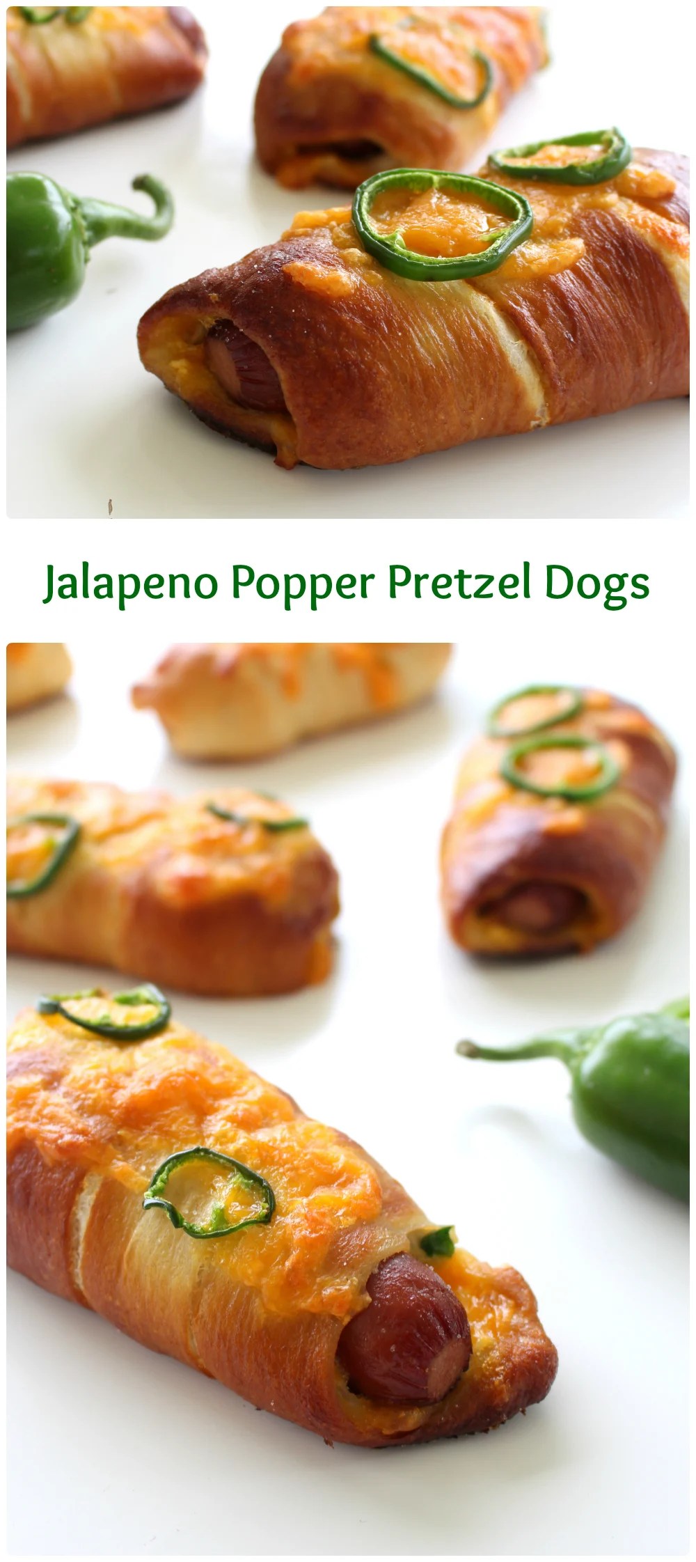 Jalapeno Popper Pretzel Dogs Chocolate with Grace